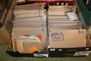 Large collection of over 300 1970s & 80s Disco classic single vinyl records