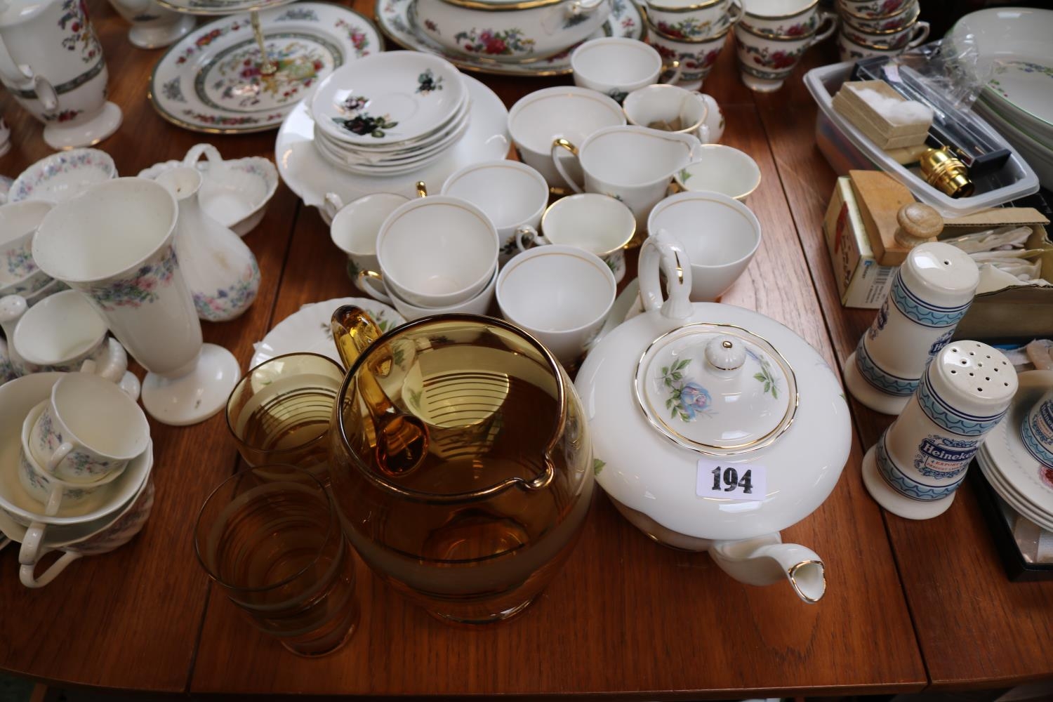 Collection of assorted Ceramics to include Paragon Teapot, Royal Albert Trillium etc