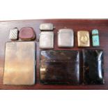 Collection of assorted Cigarette cases and Matchbox vestas inc. To include Silver 220g
