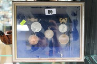 Collection of 19thC Commerce Medallions to include Cambridgeshire, Norfolk and Northampton School