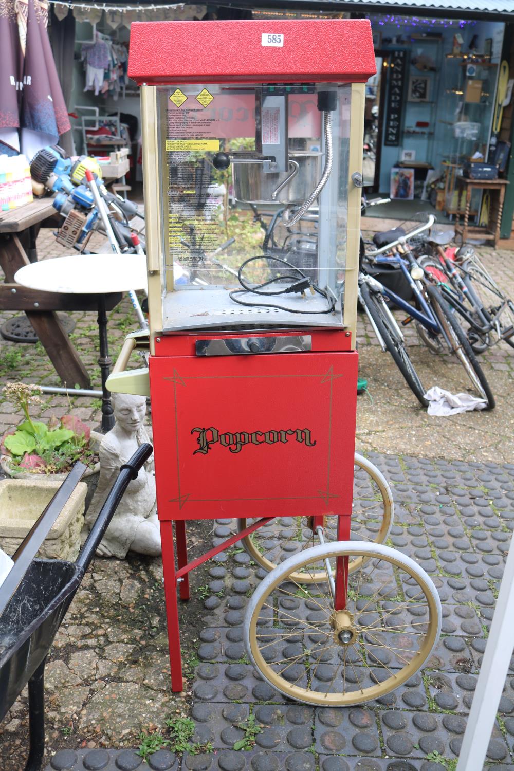 Trade Popcorn machine in full working order