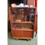 Mid Century Glazed China Cabinet