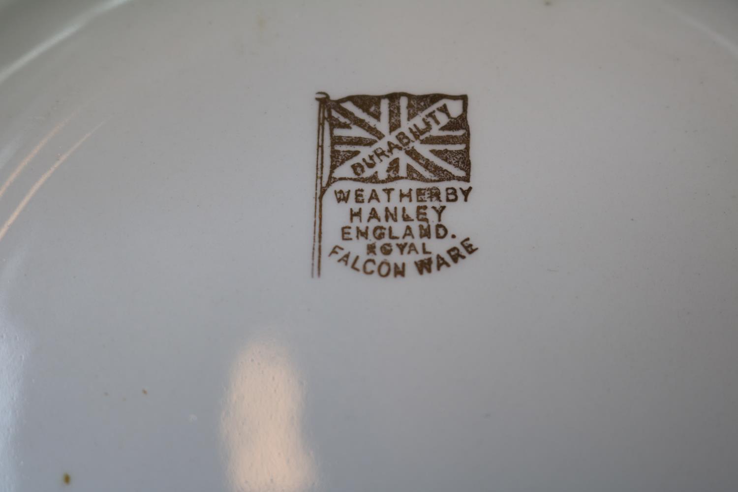 Local interest. White Hart Pub, St Ives, Cambridgeshire (Huntingdonshire) Falcon ware plate. - Image 2 of 2