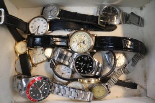 Collection of assorted watches to include Rotary, Ravel, Sumatic etc