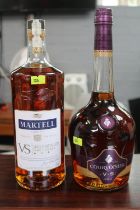 Martell Cognac VS 1L & Jarnac Courvoisier VS Cognac