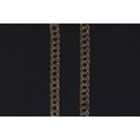 Gents Fancy Link 9ct Gold necklace 74cm in Length 14.9g total weight