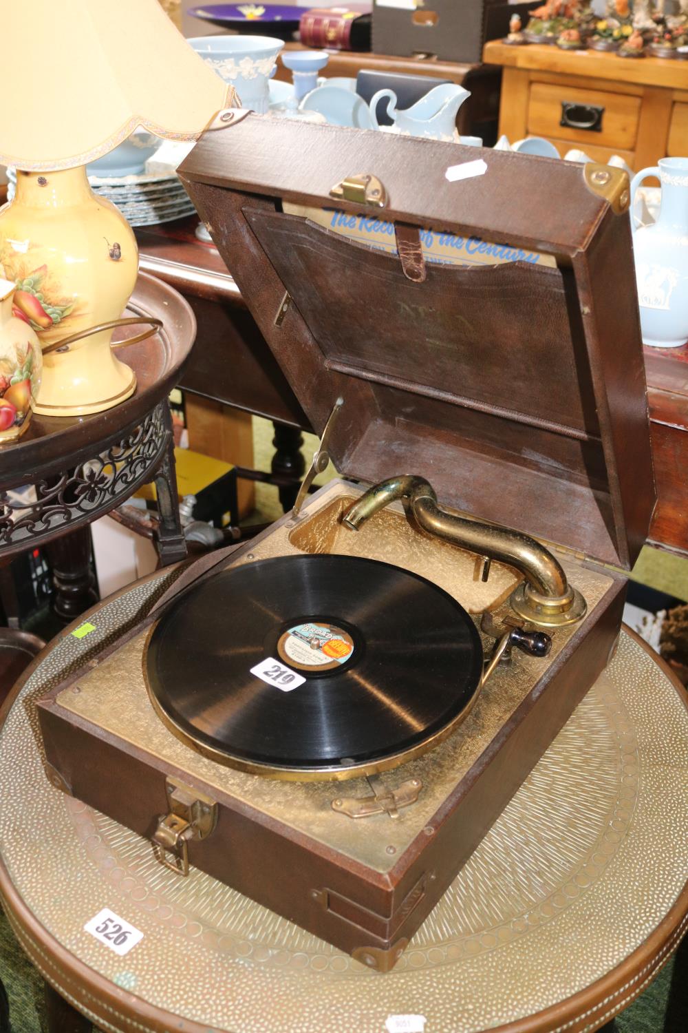 Vintage Alba portable record player