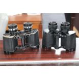 Pair of Cased Carl Zeiss Jena Jenoptem 8 x 30W and another cased set of binoculars