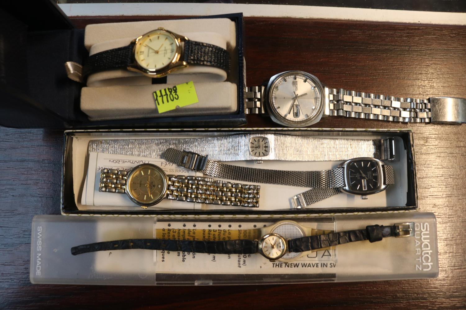Collection of assorted Watches inc. Swatch, Sekonda, Seiko 5
