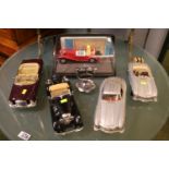 Collection of Maisto and Burago Model Vehicles and a Mercedes Radiator Cap
