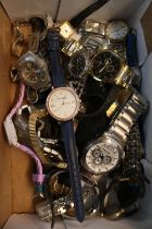 Collection of assorted Wristwatches to include Police, Orlando etc