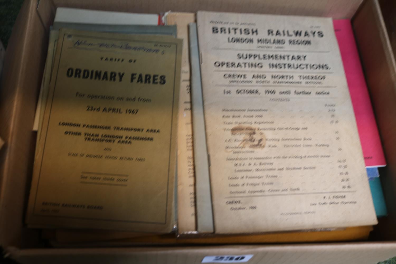 Collection of assorted British Railways related manuals and ephemera to include London Midland, - Image 3 of 3