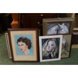 Collection of assorted Oils and Paintings to include Sandra Johnson, Allen Tortice signed print etc