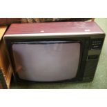 Vintage Mitsubishi Television with remote