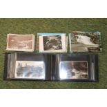 Album of assorted Edwardian and later topographical postcards