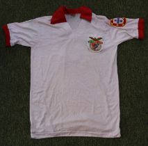 EUSEBIO CIRCA 1968 MATCH WORN #10 BENFICA AWAY JERSEY A Casa Desporto brand Sport Lisboa e