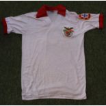 EUSEBIO CIRCA 1968 MATCH WORN #10 BENFICA AWAY JERSEY A Casa Desporto brand Sport Lisboa e