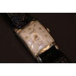 Longines 10K Gold filled Gents/Ladies watch on strap C.1950 in working order