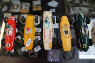 Collection of Vintage Scalextric Racing Cars to include Ferrari, Lotus etc (5)