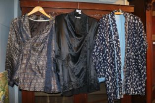 Chinese Silk Blouse and 2 Chinese Jackets