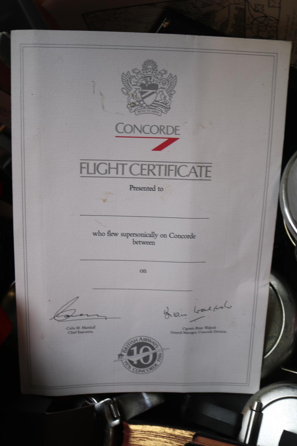 Colection of assorted Bygones inc. Parker Pen, Concorde certificate, Frido World Cup ball etc - Image 2 of 2