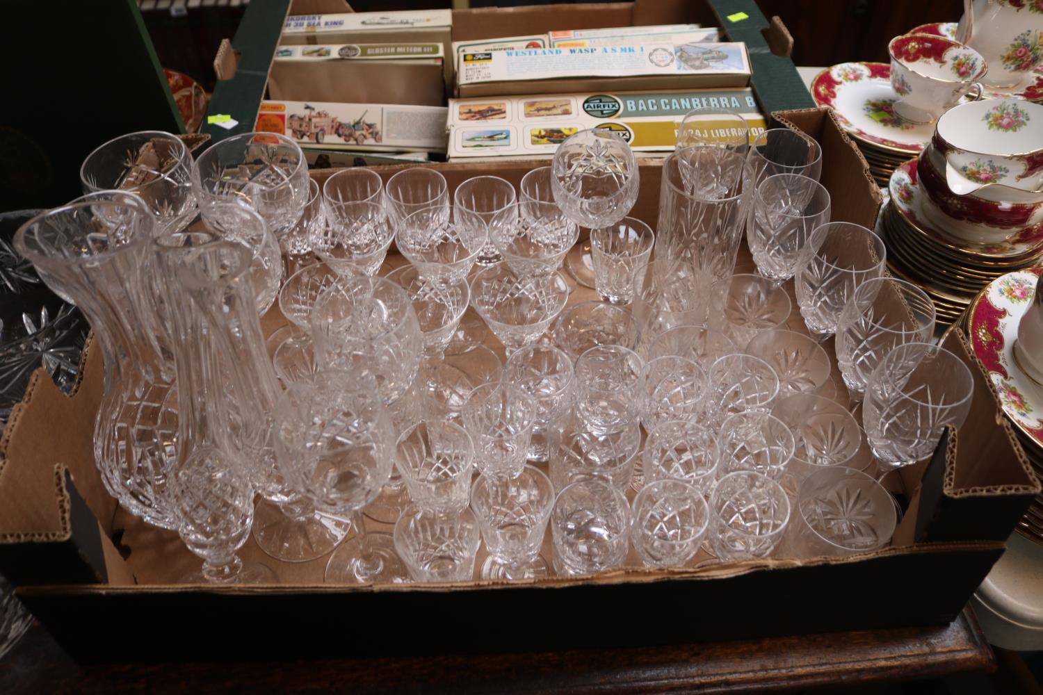 Large collection of Crystal and glassware to include Webb, Stuart etc - Image 2 of 2