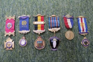 Collection of assorted ROAB enamelled to include Grand Lodge, German Lodge etc