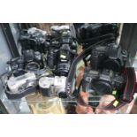 Collection of assorted Cameras inc. Canon EOS D30, Nikon Coolpix P900 etc