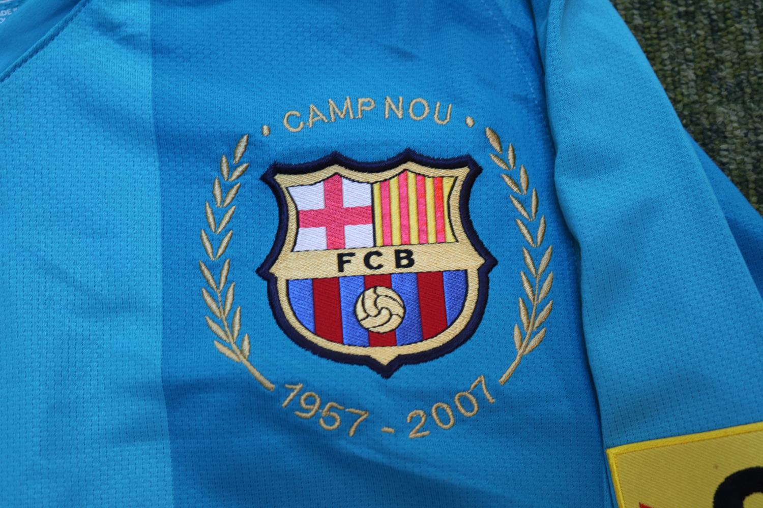 LIONEL MESSI 2008/2009 MATCH WORN #19 BARCELONA AWAY JERSEY Lionel Messi wore this number "19" - Image 3 of 9