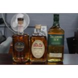 3 Bottles of Whisky to include Tullamore Dey Irish Whiskey, The Woodsman Blended Scotch Whisky
