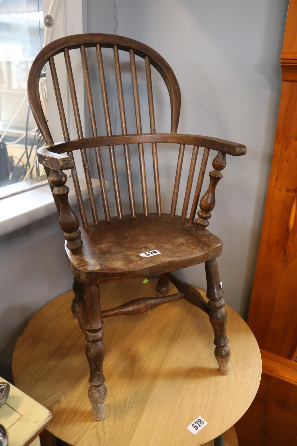 20thC Childs Windsor Chair