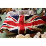 Early 20thC Large Union Jack Flag 150cm x 300cm