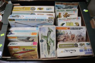Collection of Matchbox, Airfix and Revell models