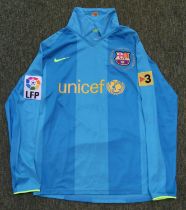 LIONEL MESSI 2008/2009 MATCH WORN #19 BARCELONA AWAY JERSEY Lionel Messi wore this number "19"