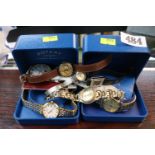 Collection of assorted Rotary and other Ladies wristwatches