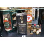 Collection of assorted Whiskey to include Ballantines Gold Seal Special Reserve 12 year, Glen Ord