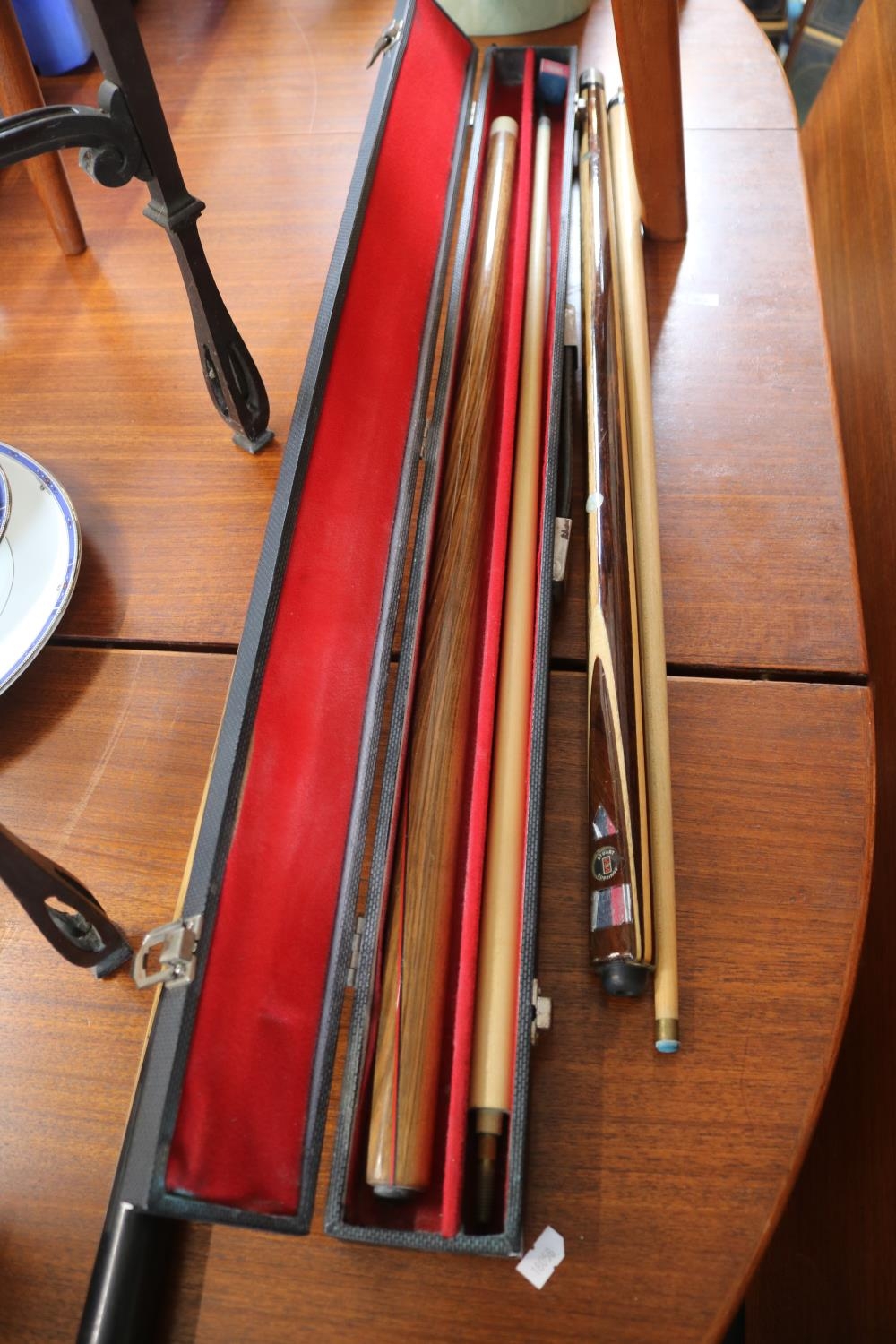 Collection of assorted Pool Cues including Stuart Surridge - Bild 2 aus 2