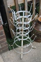 Vintage Metal Bottle rack of 5 tiers