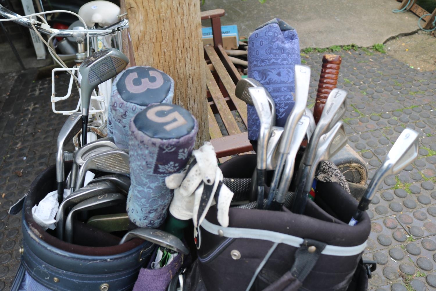 2 Bags of assorted Golf Clubs - Image 2 of 3