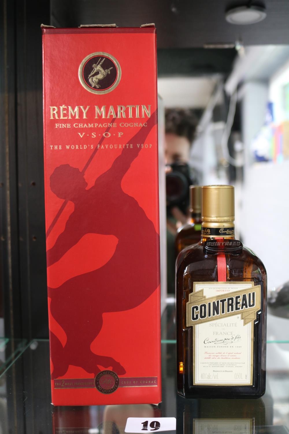 Boxed Remy Martin VSOP 700ml and Bottle of Cointreau 50cl