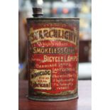 Antique Searchlight Smokeless Oil Carriage Lamp tin