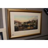 Framed Print Bowness at Dusk by Graham Twyford