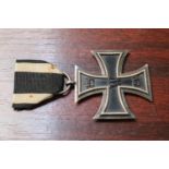 WW1 Imperial German Iron Cross W 1914 on Ribbon