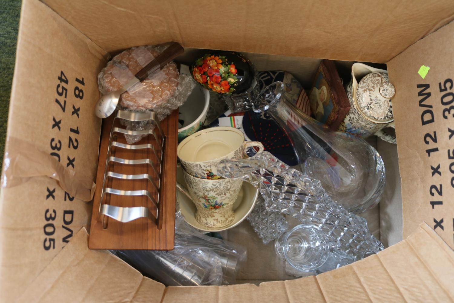 2 Boxes of assorted Glassware and collectables - Image 2 of 2