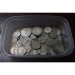 Collection of Mainly Silver British Coins 430g total weight