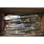 Collection of Silver Collard Kings Pattern Cutlery