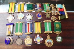 Good Collection of assorted Masonic Medallions to include Arabian K Nights Lodge, Shamal Lodge etc