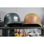 2 Reproduction M16 German Military Helmets