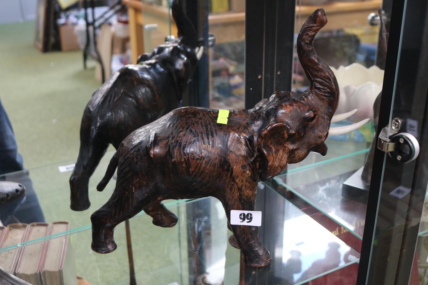 Liberty's Style figure of a Elephant with resin tusks. 32cm in Height