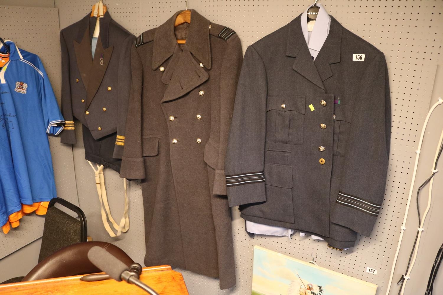 Collection of RAF Clothing inc Dinner Jacket, Grey Coat etc